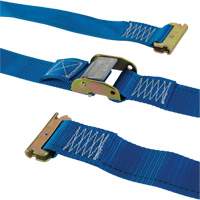 Tendeur d'arrimage utilitaire &agrave; cliquet, Boucle &agrave; came, 2" la x 20' lo, Charge d'utilisation 835 lb (379 kg) Kelford