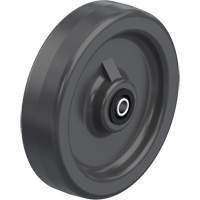 Roues ph&eacute;noliques pleines noires Kelford