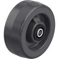 Roues ph&eacute;noliques pleines noires Kelford