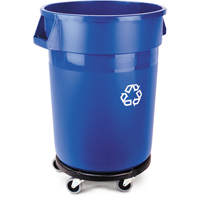 Contenant de collecte des d&eacute;chets recyclable Brute, Vrac, Plastique, 32 gal. US Kelford
