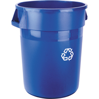 Contenant de collecte des d&eacute;chets recyclable Brute, Vrac, Plastique, 32 gal. US Kelford