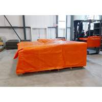 B&acirc;ches isol&eacute;es, Poly&eacute;thyl&egrave;ne, Orange, 20' x 12' x 8 mils Kelford