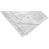 B&acirc;che isol&eacute;e, Poly&eacute;thyl&egrave;ne, Blanc, 20' x 12' x 8 mils Kelford