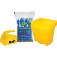 LavaGrip Traction-Aid Kit with 77 Bags, Container Size 35.3 lbs. (16 kg), Bag Kelford