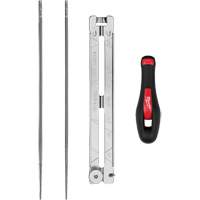 Ensemble pour affûtage de chaîne de scie de 5/32” de 4 morceaux Kelford