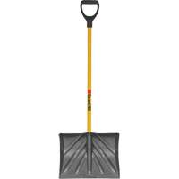 Pro Scraper Shovel, Polypropylene Blade, 18" Wide, D-Grip Handle Kelford