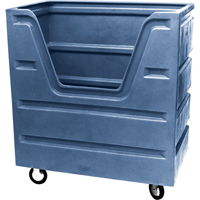 Bulk Laundry Trucks, Plastic, 29" W x 48" D x 55" H, 1000 lbs. Capacity NC474 | Kelford