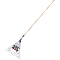 Pro Fan Rake, 24" Blade, 22 Tines, Hardwood Handle, Steel Blade Kelford