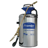 Premier Series Pro Sprayer, 2 gal. (7.6 L), Stainless Steel, 12" Wand ND684 | Kelford
