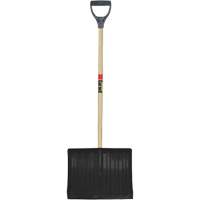 Nordic Snow Shovel, Polypropylene Blade, 17-3/4" Wide, D-Grip Handle Kelford