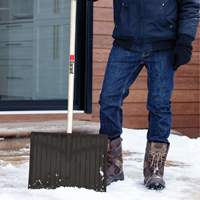 Nordic Snow Shovel, Polypropylene Blade, 17-3/4" Wide, D-Grip Handle Kelford