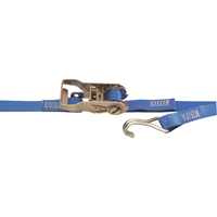 Heavy-Duty Utility Straps, Wire Hook, 1" W x 13' L, 167 lbs. (76 kg) Working Load Limit ND905 | Kelford
