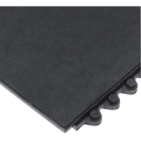 Tapis 24/Seven, Caoutchouc, 3' la c, 3' lo, 5/8" &eacute;paisseur, Noir Kelford