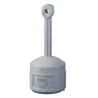 Smoker’s Cease-Fire<sup>®</sup> Cigarette Butt Receptacle, Free-Standing, Plastic, 4 US gal. Capacity, 38-1/2" Height NH832 | Kelford
