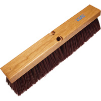 Heavy-Duty Garage & Concrete Push Broom, 24", Coarse/Stiff, Polypropylene Bristles NI170 | Kelford