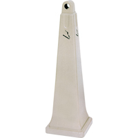 R&eacute;cup&eacute;rateurs de m&eacute;gots de cigarettes Groundskeeper, Sur pied, Plastique, Capacit&eacute; 1 gal. US, Hauteur 39-3/4" Kelford