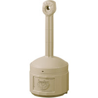 Smoker’s Cease-Fire<sup>®</sup> Cigarette Butt Receptacle, Free-Standing, Plastic, 1 US gal. Capacity, 30" Height NI702 | Kelford
