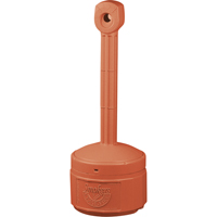 Smoker’s Cease-Fire<sup>®</sup> Cigarette Butt Receptacle, Free-Standing, Plastic, 1 US gal. Capacity, 30" Height NI705 | Kelford
