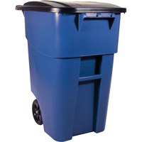 Brute<sup>®</sup> Roll Out Containers, Curbside, Plastic, 50 US gal. NI824 | Kelford