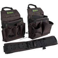 Ceinture porte-outils combin&eacute;e, Polyester, Noir Kelford