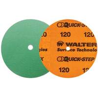 Quick-Step XX Sanding Disc, 6" Dia., 120 Grit, Ceramic Kelford