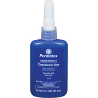 Adh&eacute;sif frein-filet &agrave; adh&eacute;rence amovible, Bleu, Moyen, 50 ml, Bouteille Kelford