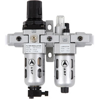AFRLCM14 2-Piece Miniature Air Filter, Regulator & Lubricator, 1/4" NPT Kelford