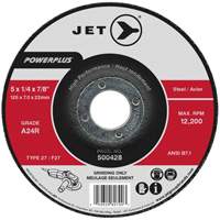 A24R POWERPLUS Grinding Wheel, 4" x 1/4", 5/8" Arbor, Type 27 Kelford