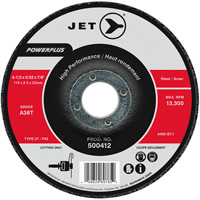 A36T Powerplus Cut-Off Wheel, 4-1/2" x 3/32", 7/8" Arbor, Type T27, 13300 RPM Kelford