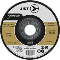 AL24 Powerplus NF Grinding Wheel, 4-1/2" x 1/4", 7/8" Arbor, Type 27 Kelford