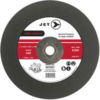 Disque abrasif de tronçonnage, 7" x 3/32", Arbre de 5/8", Type 1, 8600 Tr/min Kelford