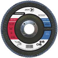 Disque &agrave; lamelles PowerBlend, 7" x 7/8", Type 29, Grain Z40, Alumine de zirconium Kelford
