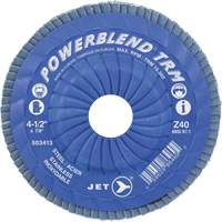 POWERBLEND TRM Trimmable Flap Disc, 5" x 7/8", Type 29, Z60 Grit, Zirconia Alumina Kelford