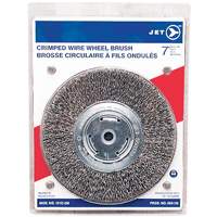 Crimped Wire Wheel, 7" Dia., 0.014" Fill, 1/2" - 2" Arbor Kelford
