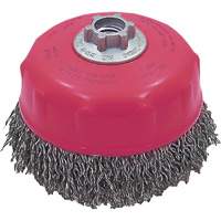Brosse-boisseau &agrave; fils ondul&eacute;s MAXI-CRIMPED de premi&egrave;re qualit&eacute; Kelford