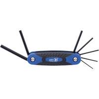 JFHK-7M Folding Hex Key Set, 7 Pcs., Metric Kelford