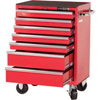PRC2707 Pro Series Roller Cabinet, 7 Drawers, 27" W x 16" D x Red Kelford