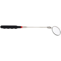 Round Face Telescopic Mirror, Circular, 2-1/4" L x 2-1/4" W, Telescopic Kelford
