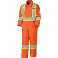 5532A High Visibility FR Rated & Arc Rated Safety Coveralls, Size 2X-Large, High Visibility Orange, 58 cal/cm² Kelford