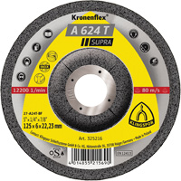 A 624 T Supra Kronenflex&reg; Grinding Disc, 5" x 1/4", 7/8" Arbor Kelford