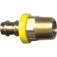 Grip-Tite Hose Barb Fitting, Brass, 3/8" x 1/4" Kelford
