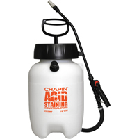 Industrial Acid Staining Sprayers, 1 gal. (4 L), Plastic, 12" Wand NJ009 | Kelford