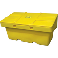 Salt Sand Container SOS™, With Hasp, 72" x 36" x 36", 36 cu. Ft., Yellow NJ119 | Kelford