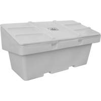 Salt Sand Container SOS, With Hasp, 72" x 36" x 36", 36 cu. Ft., Grey Kelford