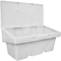 Salt Sand Container SOS, With Hasp, 72" x 36" x 36", 36 cu. Ft., Grey Kelford