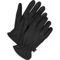 Gants de conducteur doubl&eacute;s classiques, Grand, Paume en Cuir fleur de daim, Thinsulate Kelford
