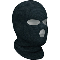 Classic 3-Hole Balaclava, Acrylic, Black Kelford