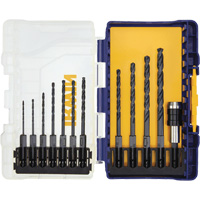 Jobber Length Drill Bit Set, 12 Pieces, High Speed Steel Kelford