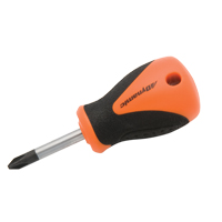 Philips Stubby Screwdriver, #1, 3-4/5" L, Cushion Grip Handle Kelford