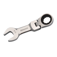 SAE Stubby Flex-Head Ratcheting Wrench NJI100 | Kelford